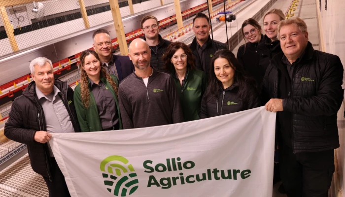 La grande équipe avicole de Sollio Agriculture