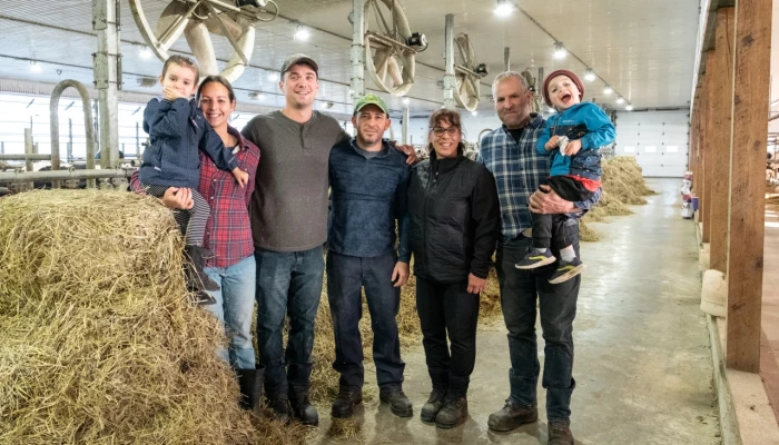 La famille de la Ferme Aviparc