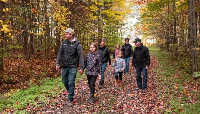 La famille de la Ferme Grolier