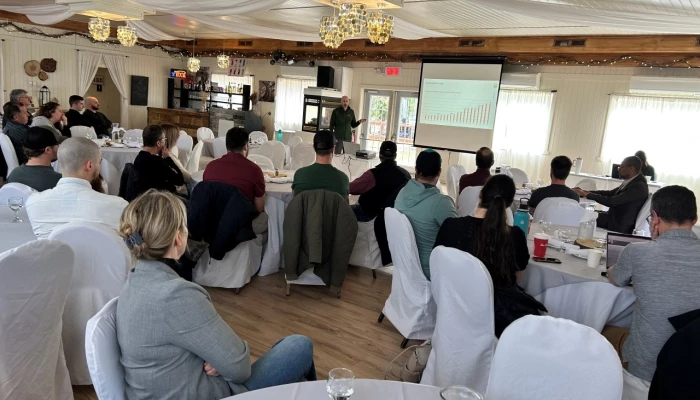 Ambiance à la Journée producteurs avicoles