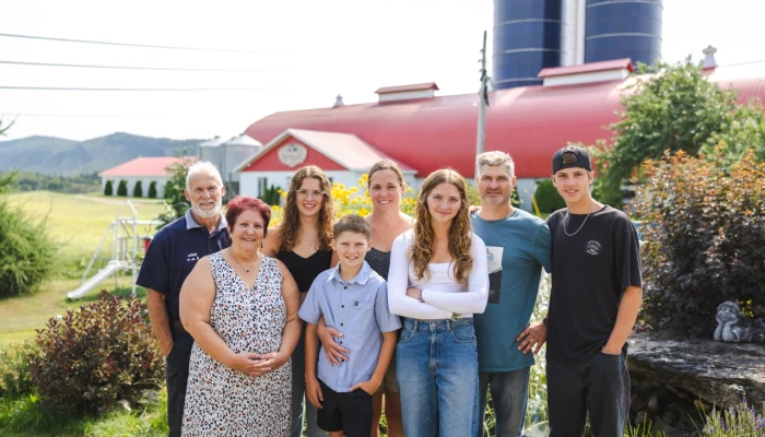 La famille de la Ferme Rodrigue
