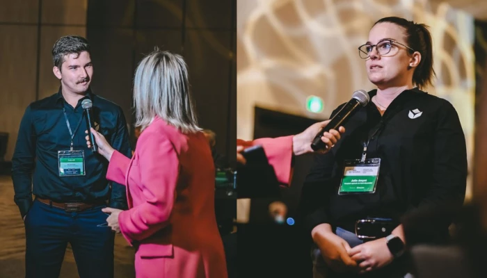 Aymeric Dionne et Julie Amyot