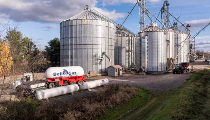 Livraison de propane au Centre de grains de Parisville