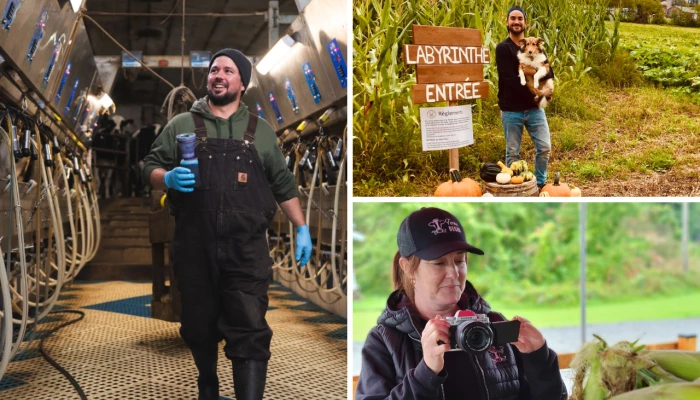 Exemples de photos pour les réseaux sociaux des fermes participantes