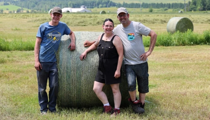L'équipe à la Ferme Pierre Gagné