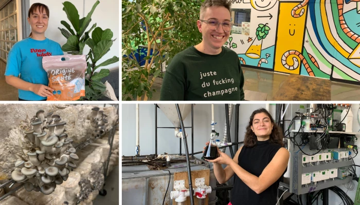 Montage de photos de membres de la Centrale agricole