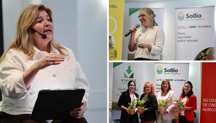 Montage de photos du Forum coopératif féminin de 2025
