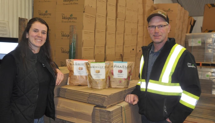 Stéphanie et Pierre Vaillancourt de la Ferme Valupierre
