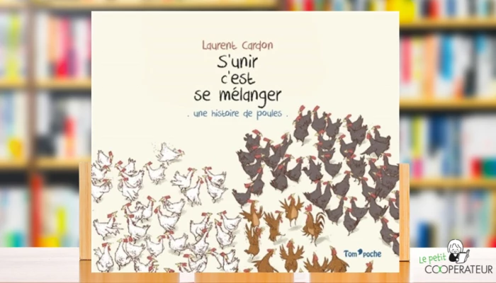 Le livre S’unir c’est se mélanger, une histoire de poules écrit par Laurent Cardon