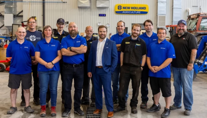 L'équipe du nouveau garage