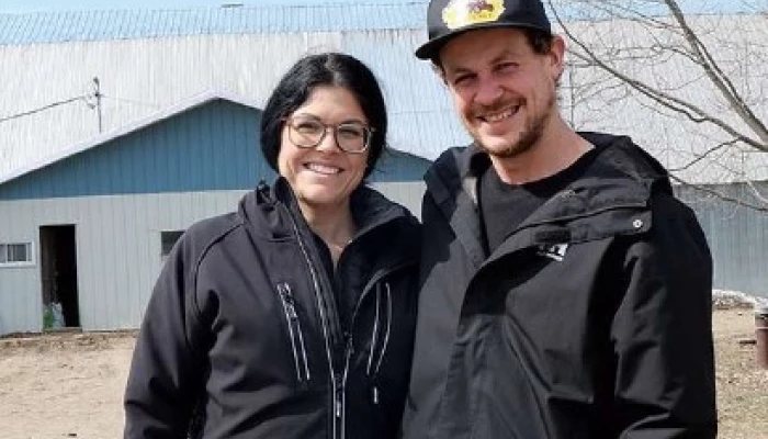 Jean-Sébastien Gamache et sa conjointe