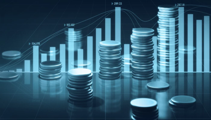 Pile de sous et charte