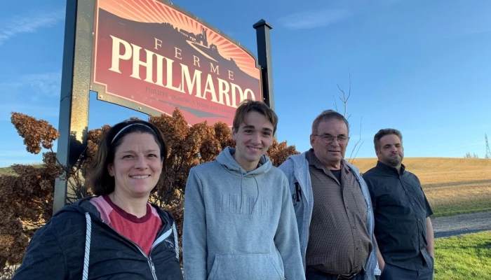 Marie-Ève, Miguel, Philippe et Dominic Véronneau