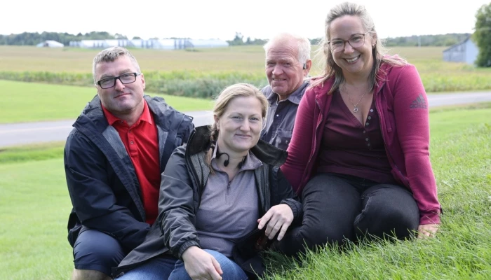 Famille de la Ferme Michel et Madeleine Chagnon