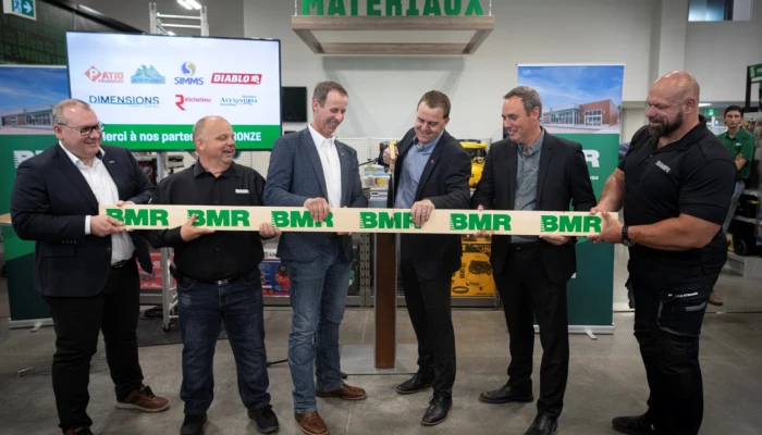 Inauguration du Centre de rénovation BMR