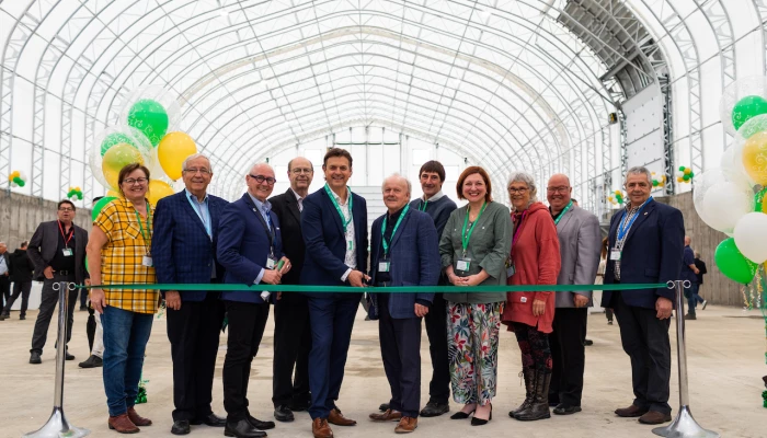 Inauguration du site d'entreposage des MRF à Bécancour