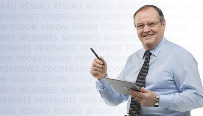 Denis Richard, président de la Coop Fédérée