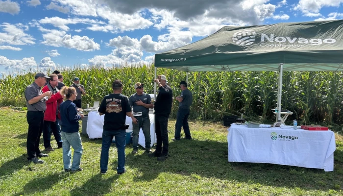 Membres de Novago participant à la Journée parcelles