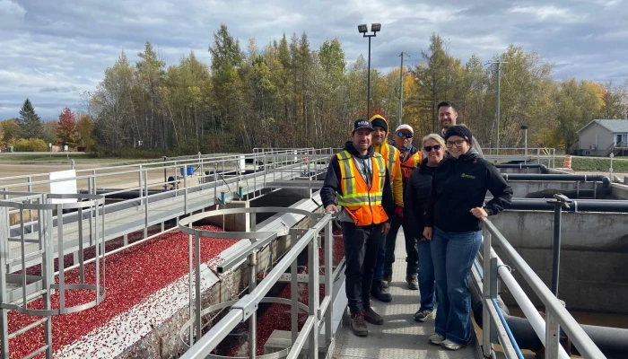 Visite à une cannebergière membre de VIVACO