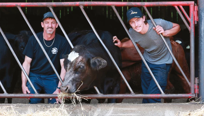 Claude et Anthony de la Ferme Claude Thouin
