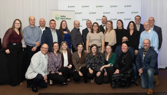 Groupe de lauréats du gala Performance laitière d'Avantis