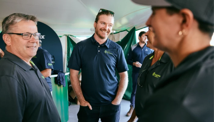 Hugo Larouche, secrétaire général, vice-président en responsabilité d’entreprise et communication d'Agiska Coopérative