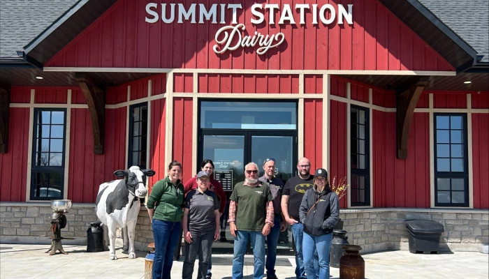 L'équipe d'expertis-conseils en production animale d'Uniag Coopérative