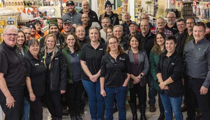 Équipe présente à l'inauguration du BMR Cornwall