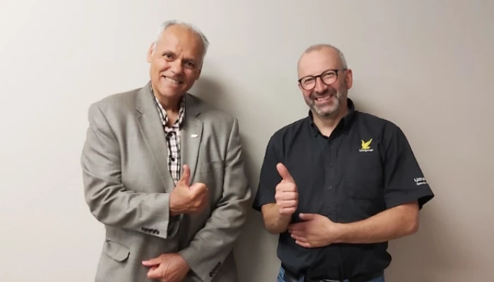 Gilles Blaquière et Claude Côté 