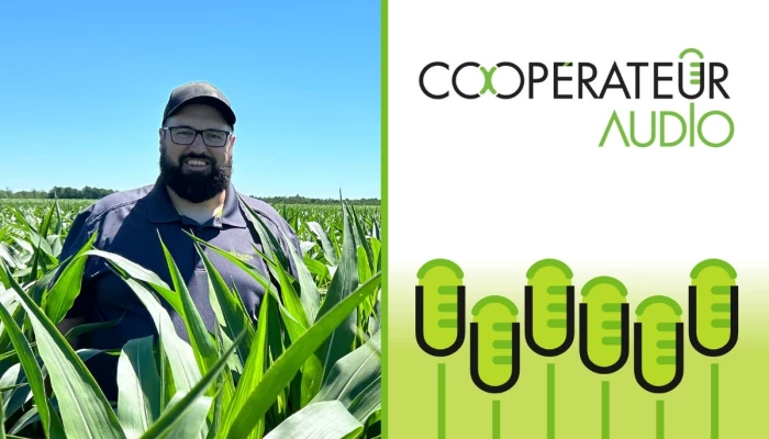 Couverture du Coopérateur audio avec Renaud Péloquin