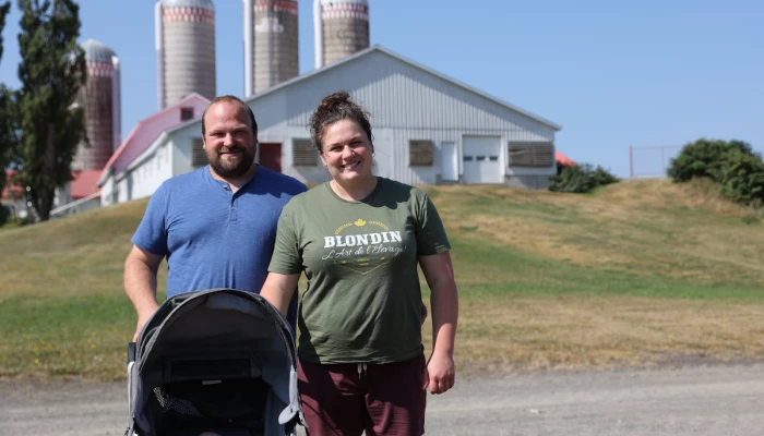 Tommy Chénard et Myriam Côté e la Ferme Jendro