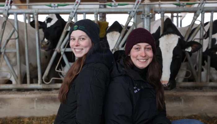 Patricia et Kathy de la Ferme Bois Mou