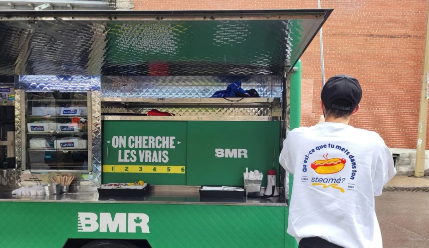 un camion de cuisine de rue