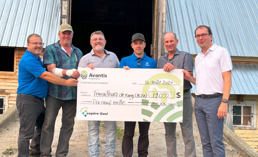 Avantis Coopérative a relancé pour une 3e édition sa campagne philanthropique Coopère-Don au profit des travailleurs de rang.