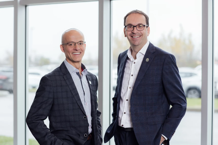 Frédéric Martineau et Michel Delisle, respectivement président et chef de la direction d’Avantis Coopérative