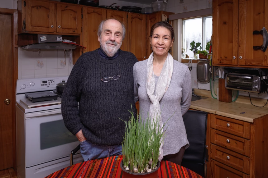 Gloria Cortes et Luc Ménard