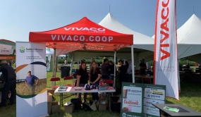 Kiosque de VIVACO groupe coopératif lors du Rendez-vous Sollio & Vivaco