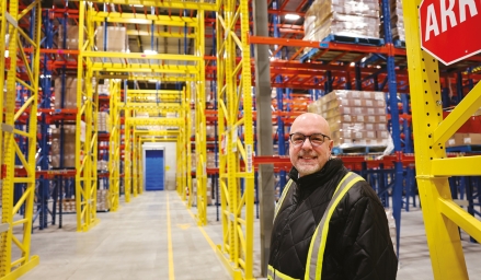 Alexandre Tarini, vice-président principal, chaîne d’approvisionnement, chez Olymel
