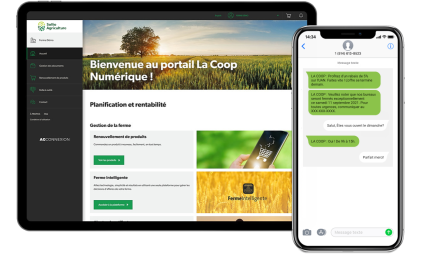Saisie d'écran de l'AgConnexion