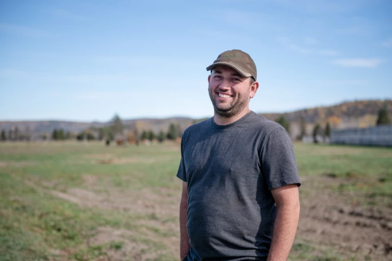 Cédrik Thibault-Deschênes, de la Ferme Deschênes et Fils S.E.N.C.