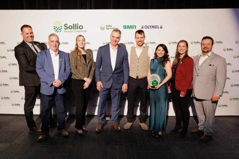 Ferme Bec-O Lanctôt, gagnants de la catégorie Établissement du Prix relève Sollio