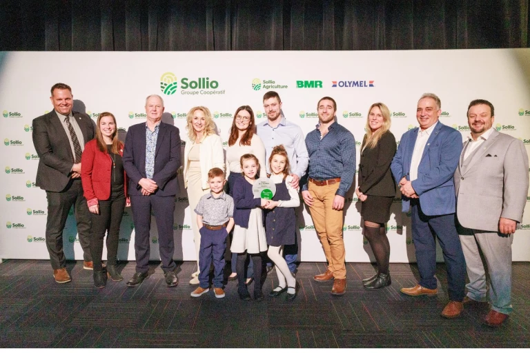 Ferme M.B. Pelletier, finaliste de la catégorie Transfert du Prix relève Sollio