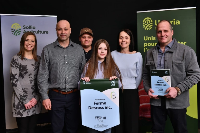 Ferme Desross, 1re au concours Performance laitière d'Unoria Coopérative