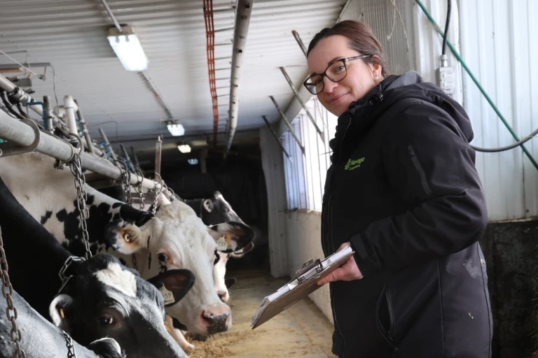Annabelle Beaupré, experte-conseil de la Ferme Amantière, chez Novago Coopérative