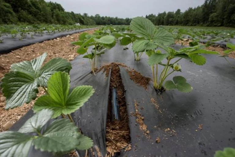 Plantes en train de pousser.