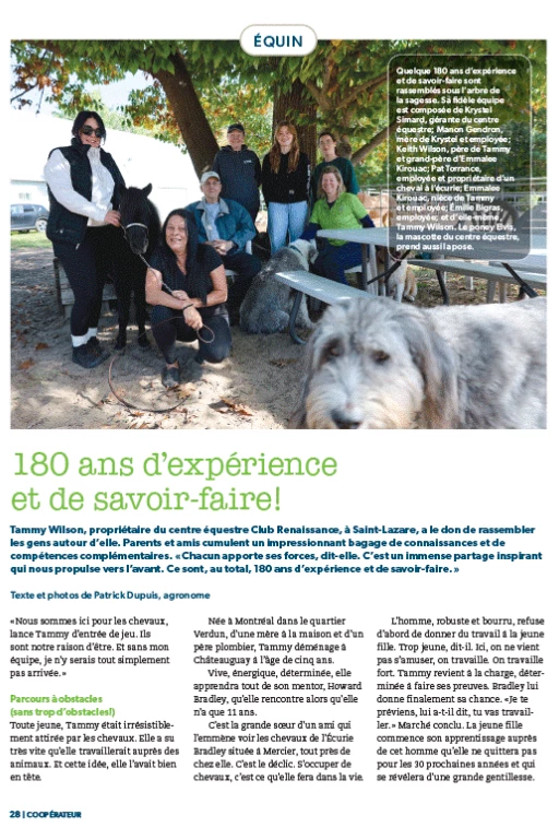 Page 28 du Coopérateur de janvier-février 2026