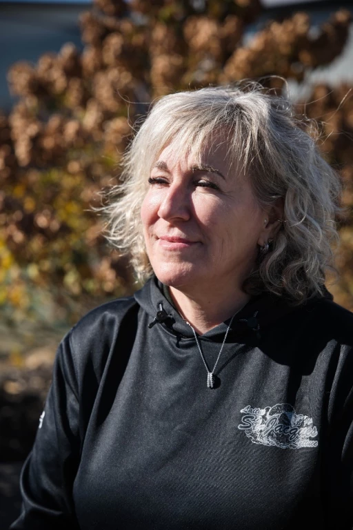 Linda Lemieux, de la Ferme Laitue St-Jacques