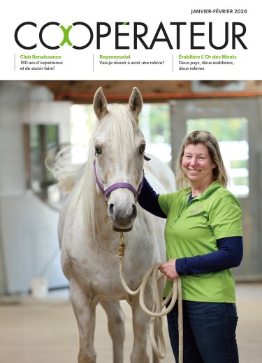 Couverture du magazine Coopérateur de janvier-février 2026