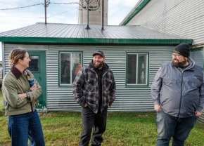 Maude, Michaël et Renaud, de la Ferme Ste-Victoire