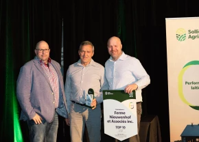 Ferme Nieuwenhof, 1re chez Uniag Coopérative au concours Performance laitière 2025. 